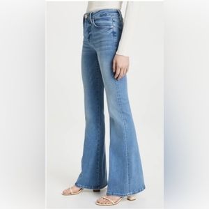 FRAME Blue Le One Flare Jeans